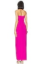 view 3 of 3 X Revolve Strapless Puzzle Gown in Dark Hot Pink