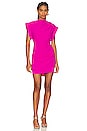 view 1 of 3 Edrina Mini Dress in Dark Hot Pink