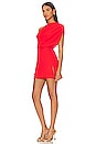 view 3 of 4 Dupree Mini Dress in Crimson