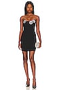 view 1 of 4 X REVOLVE Sabine Mini Dress in Black & Crystal