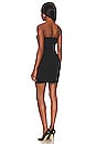 view 3 of 4 X REVOLVE Sabine Mini Dress in Black & Crystal