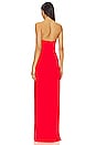 view 3 of 3 X REVOLVE Strapless Puzzle Gown in Crimson