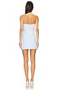 view 3 of 3 Strapless Puzzle Dress in Arctic & White