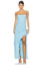 view 1 of 3 MAXIVESTIDO MAGNOLIA in Baby Blue