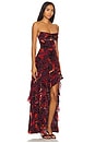 view 2 of 3 Magnolia Maxi Dress in Sorrel Burnout