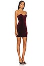 view 2 of 4 Sabine Mini Dress in Burgundy