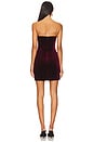 view 3 of 4 Sabine Mini Dress in Burgundy