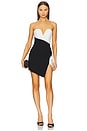 view 1 of 3 Soiree Mini Dress in Black & Ivory