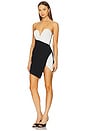 view 2 of 3 Soiree Mini Dress in Black & Ivory