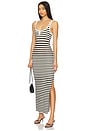 view 1 of 4 Seine Dress in Black & Cream