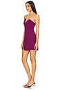 view 3 of 4 x REVOLVE Strapless Puzzle Mini Dress in Aubergine