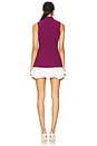 view 3 of 3 Justine Dress in Aubergine & Ivory