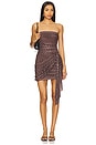view 1 of 5 x REVOLVE Anja Dress in Chocolate Brown Polka Dot