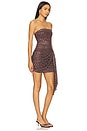 view 2 of 5 x REVOLVE Anja Dress in Chocolate Brown Polka Dot