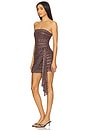 view 3 of 5 x REVOLVE Anja Dress in Chocolate Brown Polka Dot