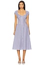 view 1 of 4 Linella Dress in Blue White