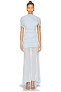 view 1 of 4 x REVOLVE Evianna Mesh Gown in Baby Blue