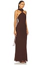 view 2 of 3 MAXIVESTIDO ASHTON in Cocoa
