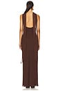 view 3 of 3 MAXIVESTIDO ASHTON in Cocoa
