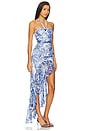 view 2 of 3 Marabou Dress in Shell Print