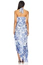 view 3 of 3 Marabou Dress in Shell Print