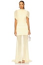 view 1 of 3 x REVOLVE Evianna Gown in Cornsilk