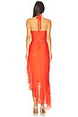 view 4 of 4 Marabou Dress in Blood Orange