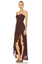 view 3 of 4 Eden Gown in Cocoa
