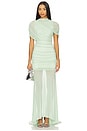 view 1 of 3 Evianna Gown in Pistachio