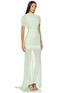 view 2 of 3 Evianna Gown in Pistachio