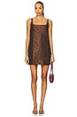 view 1 of 4 x REVOLVE Rinaldi Mini Dress in Chocolate
