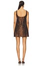 view 3 of 4 x REVOLVE Rinaldi Mini Dress in Chocolate