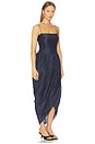 view 2 of 3 VESTIDO MIDI CASTELLO in Navy