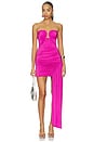 view 1 of 3 ROBE DAVINA in Dark Hot Pink