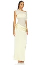 view 2 of 3 VESTIDO MIDI OLANDRIA in Cornsilk