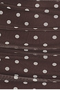 view 4 of 4 ROBE DE SOIRÉE EVIANNA in Chocolate Brown Polka Dot