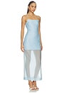 view 2 of 3 ROBE MI-LONGUE JENNY in Baby Blue
