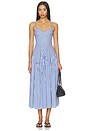 view 1 of 4 Spencer Midi Dress in Blue Ivory