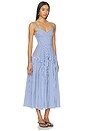 view 2 of 4 Spencer Midi Dress in Blue Ivory