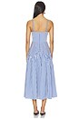 view 3 of 4 Spencer Midi Dress in Blue Ivory