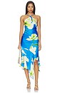 view 1 of 3 Gabriella Midi Dress in Mallorca Print