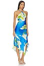 view 2 of 3 Gabriella Midi Dress in Mallorca Print