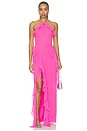 view 1 of 3 ROBE MAXI ALESSANDRA in Hot Pink