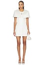 view 1 of 4 Elyna Capelet Dress in Ivory