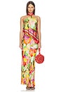 view 1 of 3 Irena Maxi Dress in Dominica Scarf Print