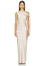 view 1 of 3 VESTIDO LARGO NAOMI in Farro