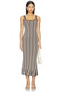 view 1 of 4 Jolie Midi Dress in Cocoa Combo