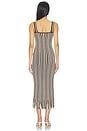 view 3 of 4 Jolie Midi Dress in Cocoa Combo