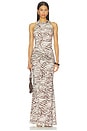 view 1 of 4 ROBE MAXI BREANA  in Aurora Print