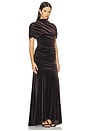 view 2 of 3 Evianna Gown in Cocoa